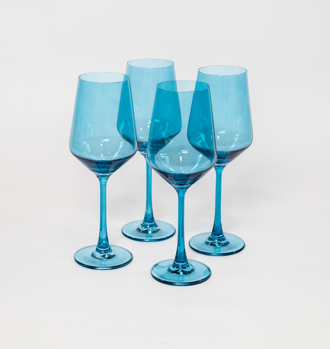 GlassHauseCo - Wholesale Wine Glass - Blue Lagoon - Colored Wine Glass2