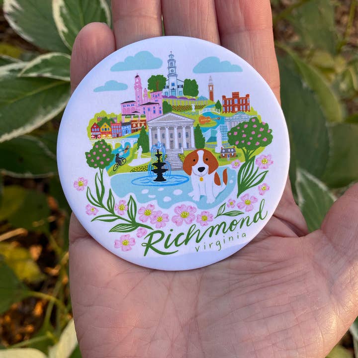 Flourish Creative - Wholesale Magnet - Richmond City Pup Magnet2