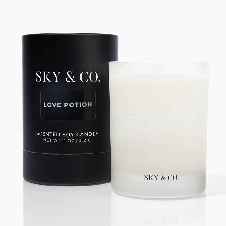 Love Potion - Wooden Wick Candle for wholesale by Sky and Company