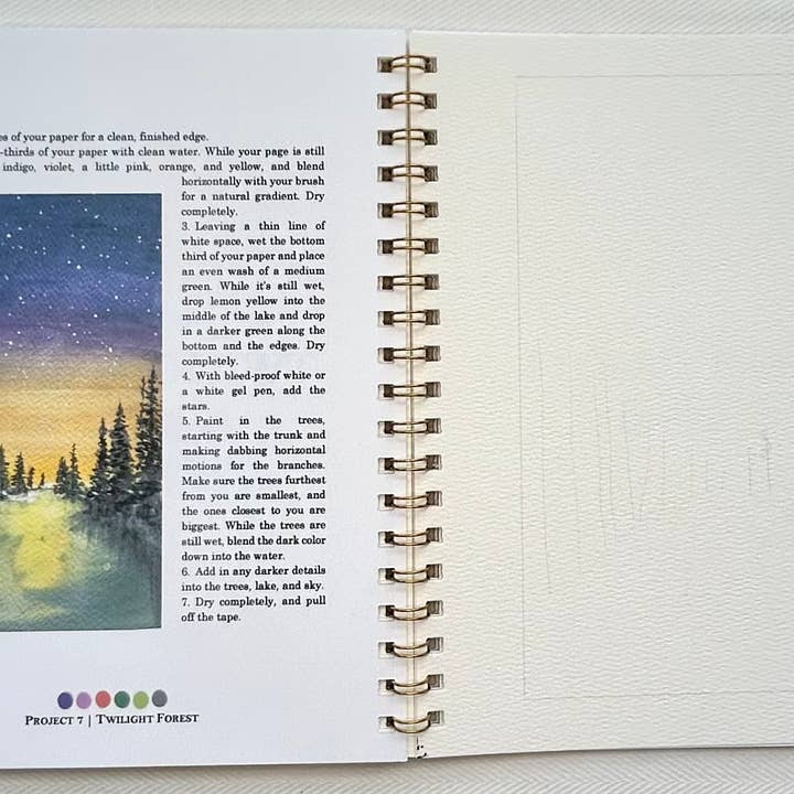 Paint & Pigment Studios - Wholesale Sketchbook/Sketchpad - Landscapes Watercolor Workbook