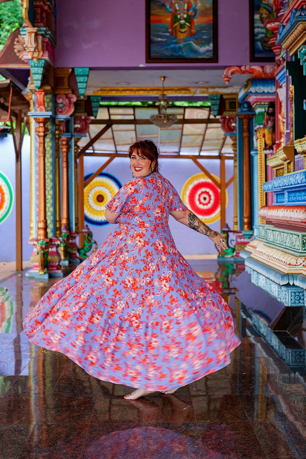 Jinx the label - Wholesale Dress - Women's - Mary Dress - Sunset Prism2