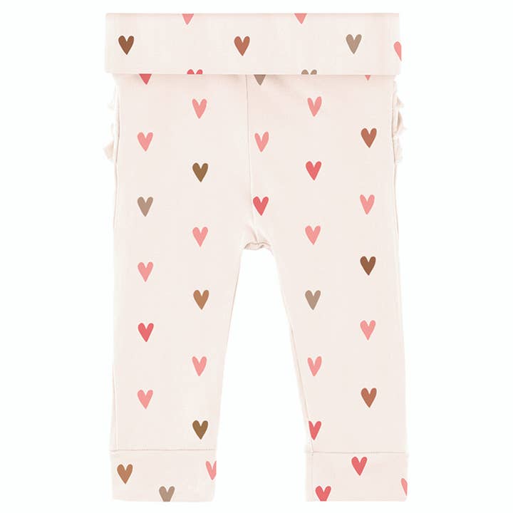 Grow with Me Ruffle Pants - Hearts for wholesale by Stephan Baby by Creative Brands