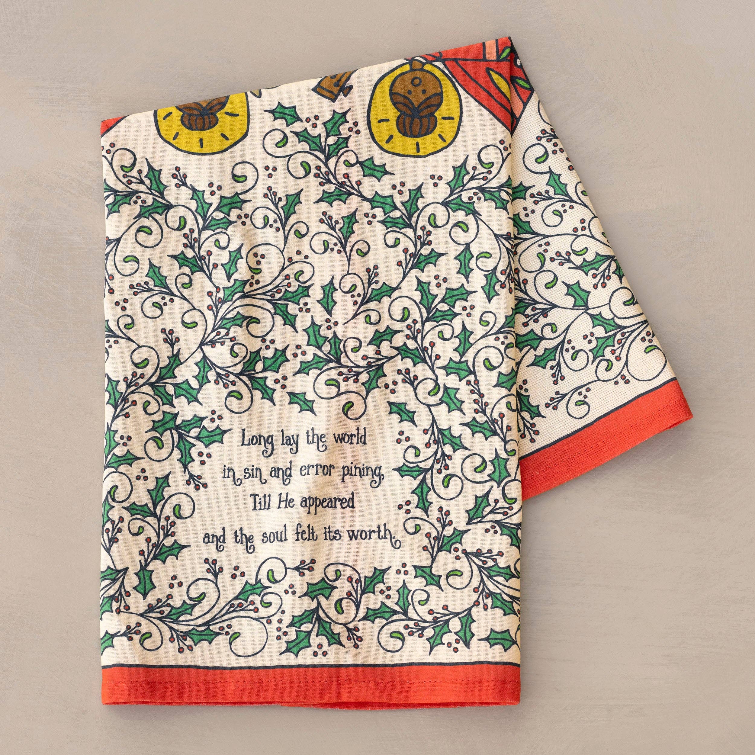 Little Things Studio - Vente Torchons - Torchon de Noël "O Holy Night" - Couleur complète4