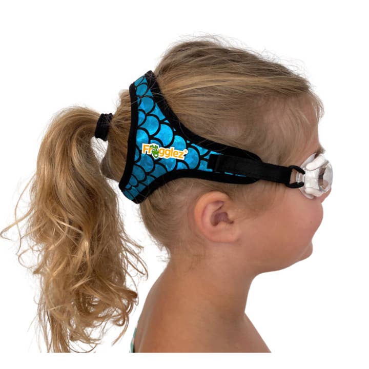 Blue Sharkz Swim Goggles for Kids for wholesale by FROGGLEZ Swim Goggles