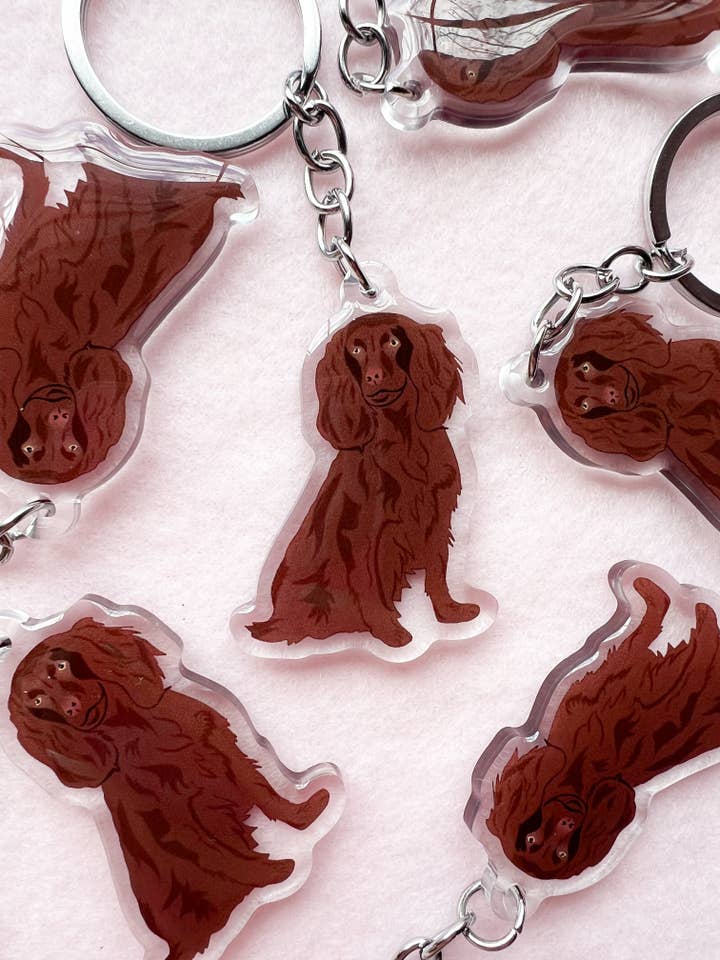 Boykin Spaniel Keychain for wholesale by Our Cheery Corner