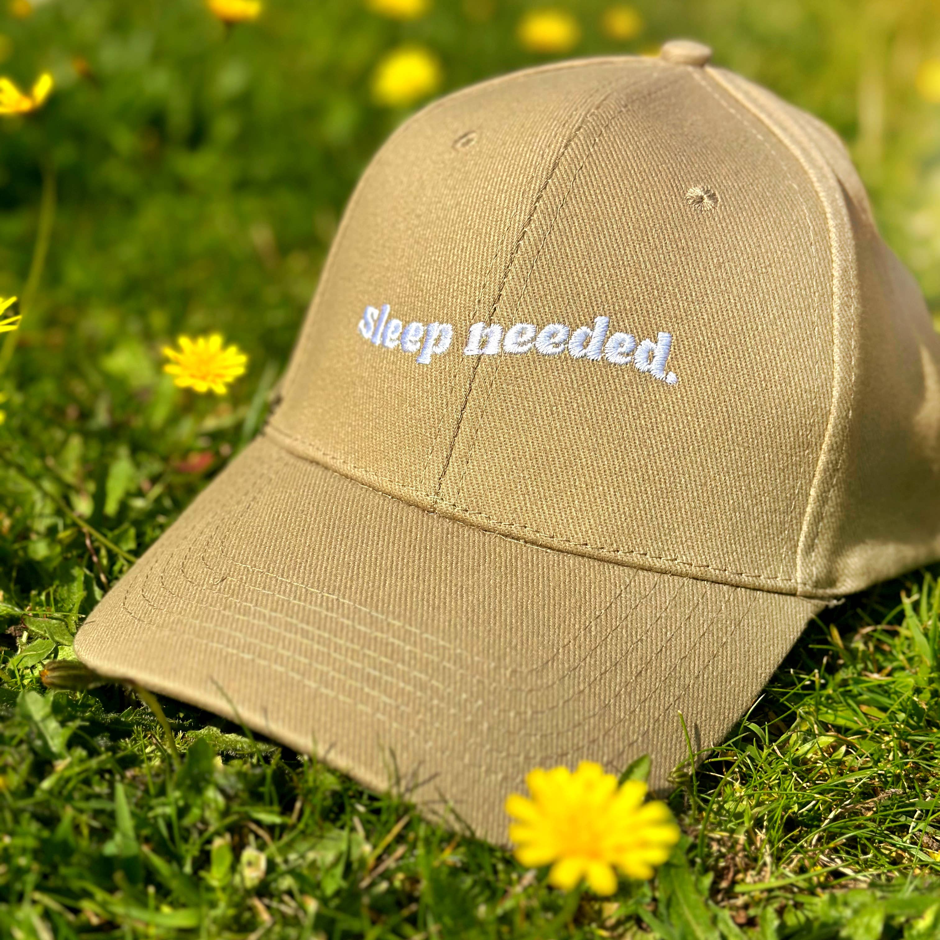 Tulastra Studio - Wholesale Baseball Cap - Unisex - Sleep Needed Embroidered Slogan Cap0