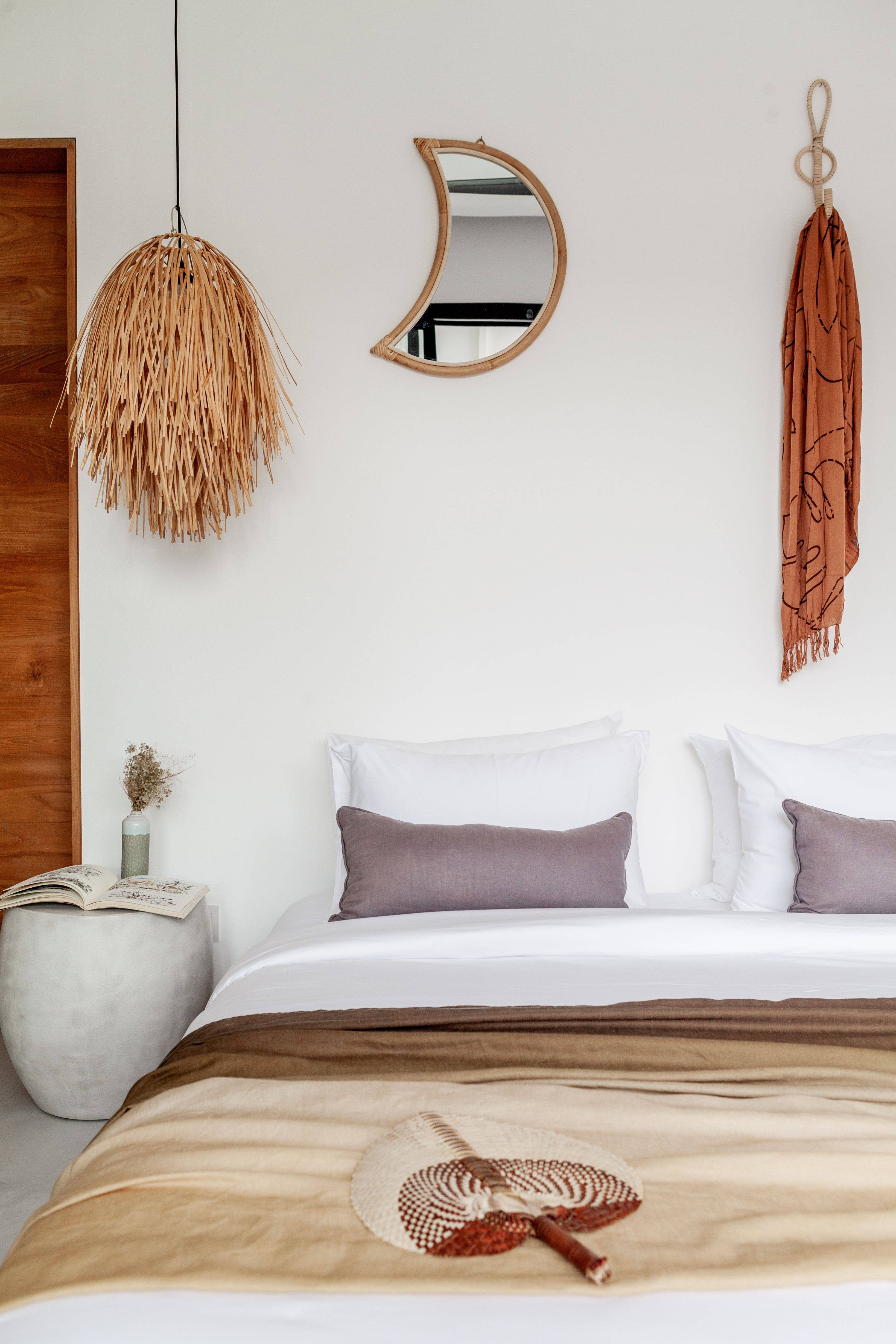 Village Thrive - Wholesale Wall Accent - Woven Paradisio Fan in Clay Ombre4