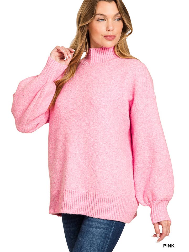 42POPS - Wholesale Knit Sweater - Women's - 0916 Mock Neck Sweater SI-287978