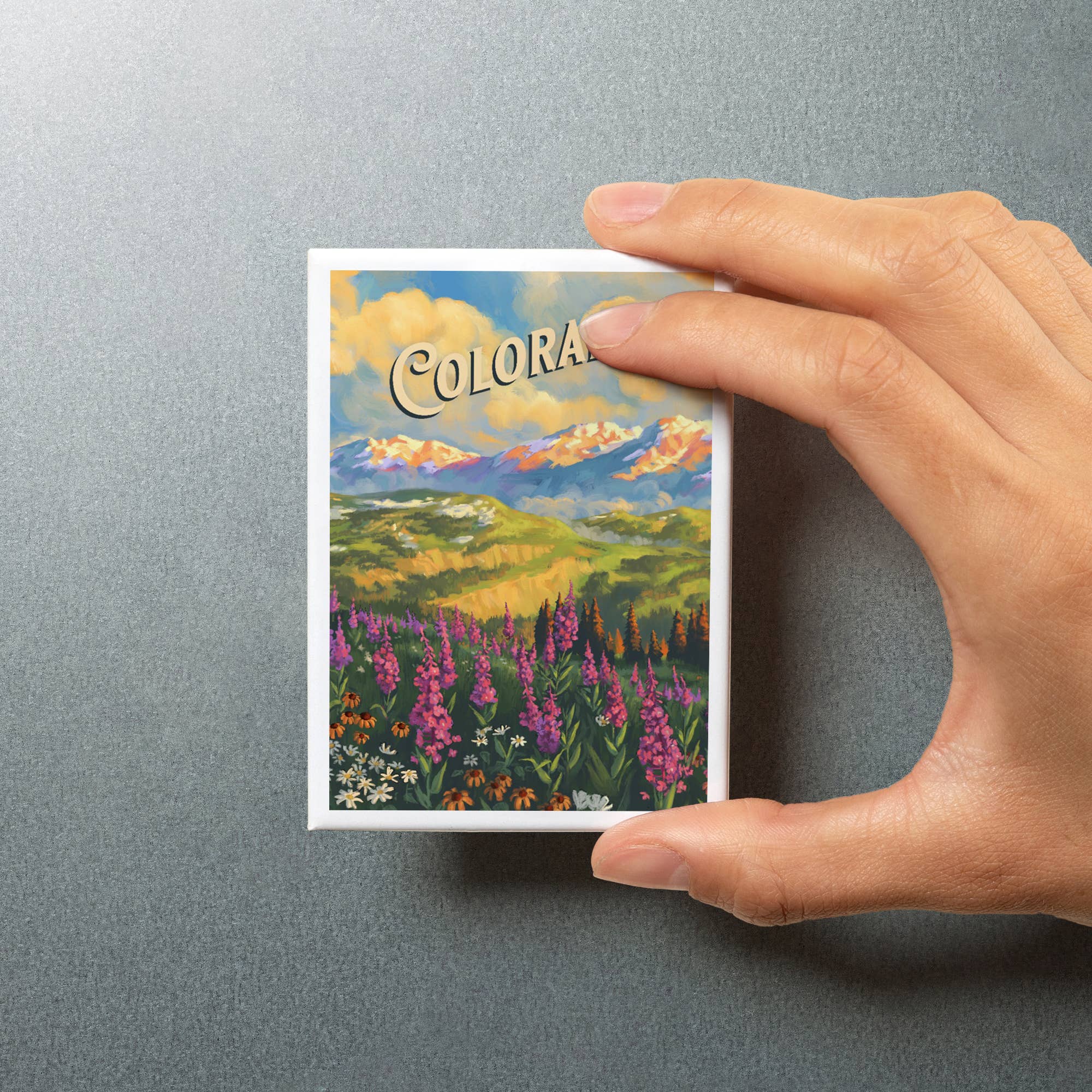 Lantern Press - Venta al por mayor Imanes - MAGNET Colorado, pintura al óleo5