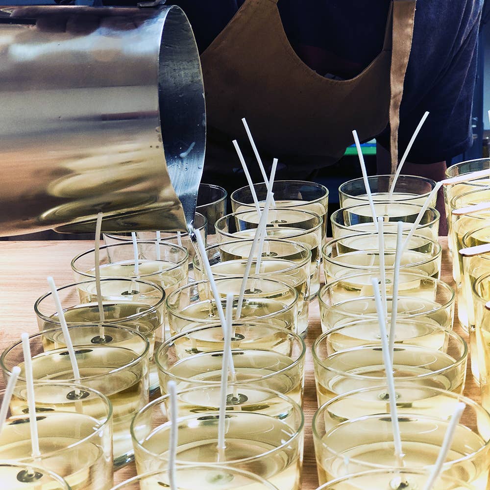 Stef & Ben | S&B Provence - Wholesale Jar/Filled Candle - GENEPI DE PAPOU scented candle, hand-poured3