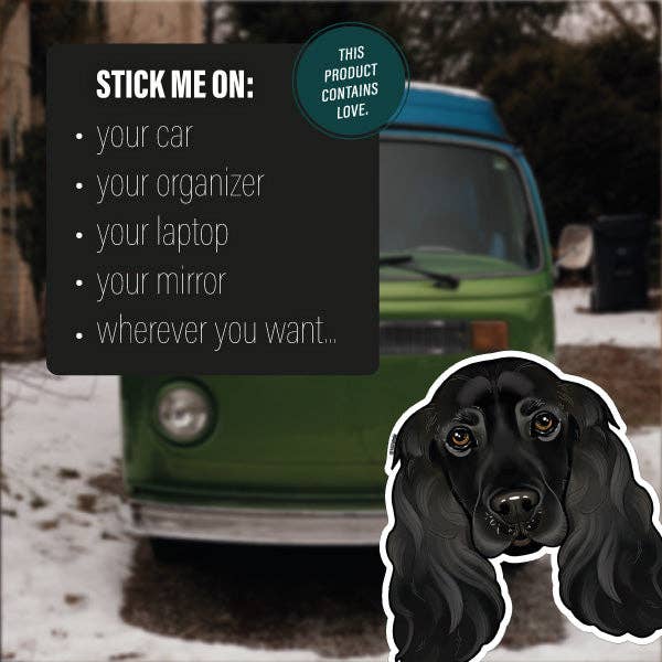 SACRAMELA - Wholesale Sticker - ENGLISH COCKER SPANIEL BLACK5