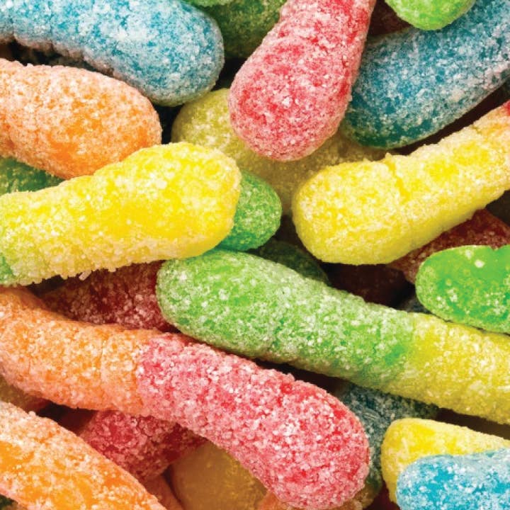Oh, Sugar! - Wholesale Gummy - Candy Sugar Stacks - Everyday Neon Gummy Worms
