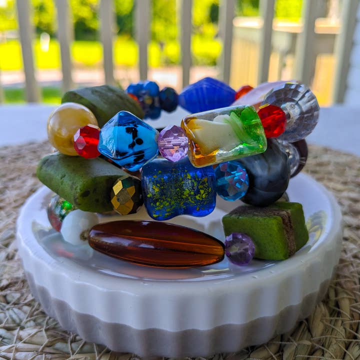 Afrikan Authentix - Wholesale Beaded Bracelet - Chunky Beaded Bracelets | African trade Beads Bracelets 4