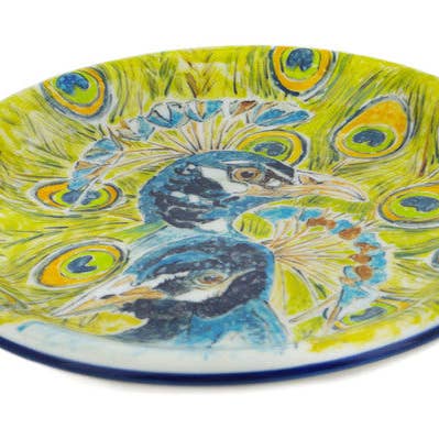 Plate 10" Turning Heads Theme for wholesale by Polmedia Polish Pottery