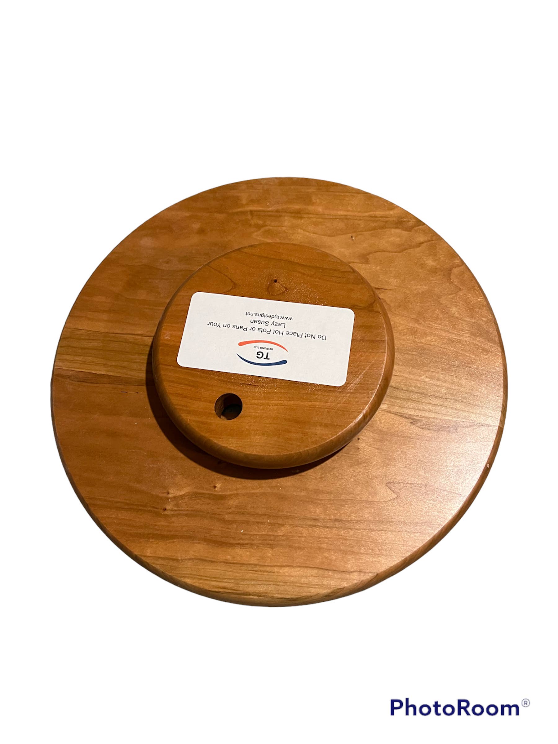 TG Designs - Wholesale Lazy Susan - 12" Cherry Lazy Susan