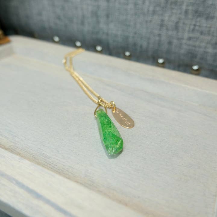 BlueButterflyBazaar - Wholesale Halskettinghanger - Finn's Kyber Crystal kleine hanger ketting Star Wars cadeau