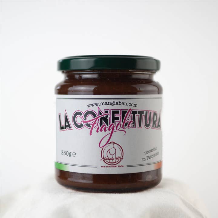 Italian Strawberry Fruit Jam for wholesale by Mangiaben Agri & Luxury food