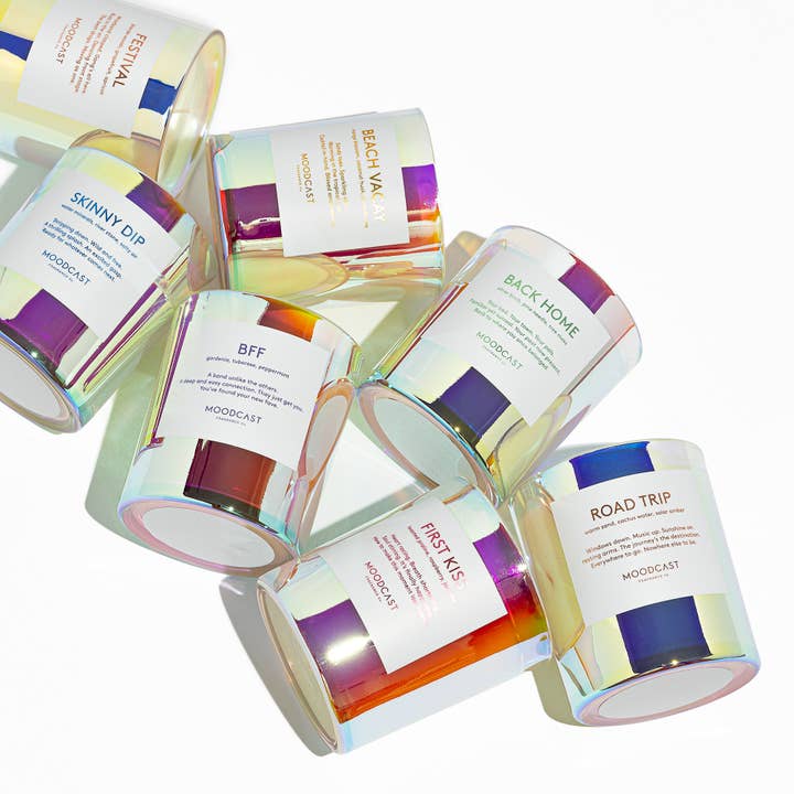 Moodcast Fragrance Co. - Wholesale Jar/Filled Candle - Vibes Collection - 8 oz Candles w/ Testers - Starter Pack1