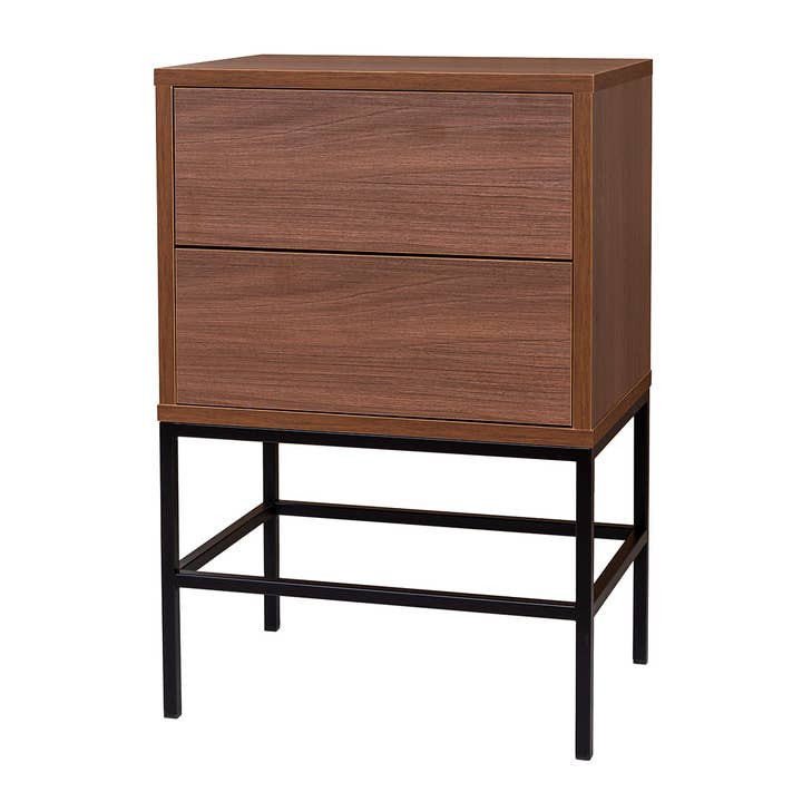 Push Couchtisch mit 2 Schubladen. Canaleto Melamin, Nussbaum, 19 mm für den Großhandel von Gdeco