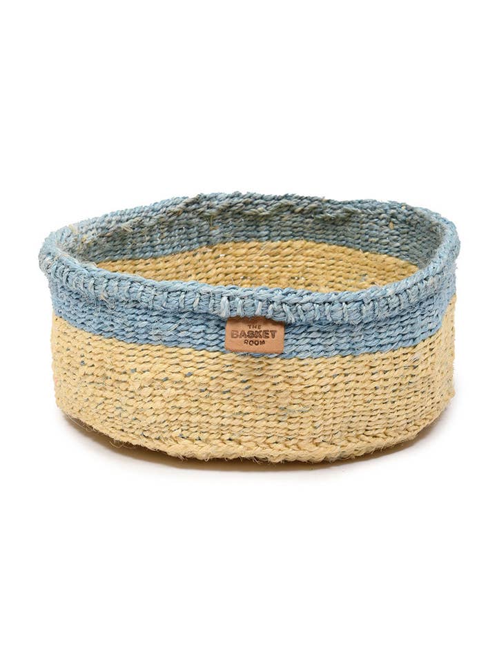 AJILI: Blue & Yellow Bread Basket for wholesale by The Basket Room