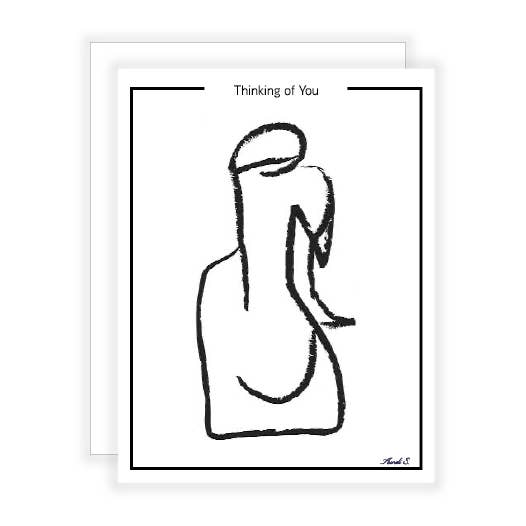 AundiS Art/Design - Wholesale Thinking of You Card - Thinking Of You
