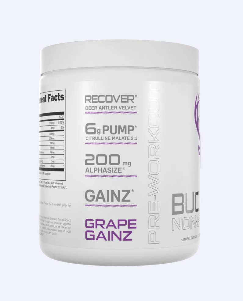 Bucked Up - Wholesale Oral Supplement/Vitamin - Bucked Up Stim Free Pre-Workout [30 Serv]8