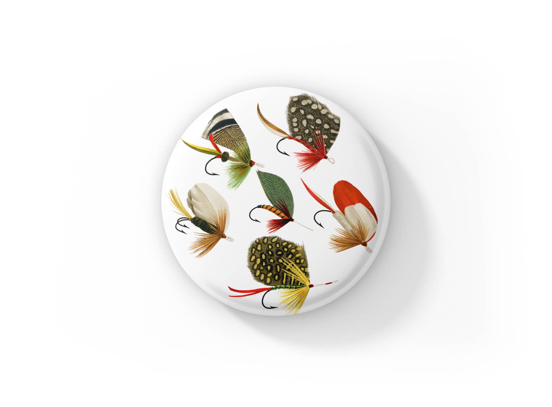 NatureCuts - Wholesale Lapel Pin/Button - Fly Fishing Pin, Fly Hook Pin, Fly Hook Magnet, Keychain