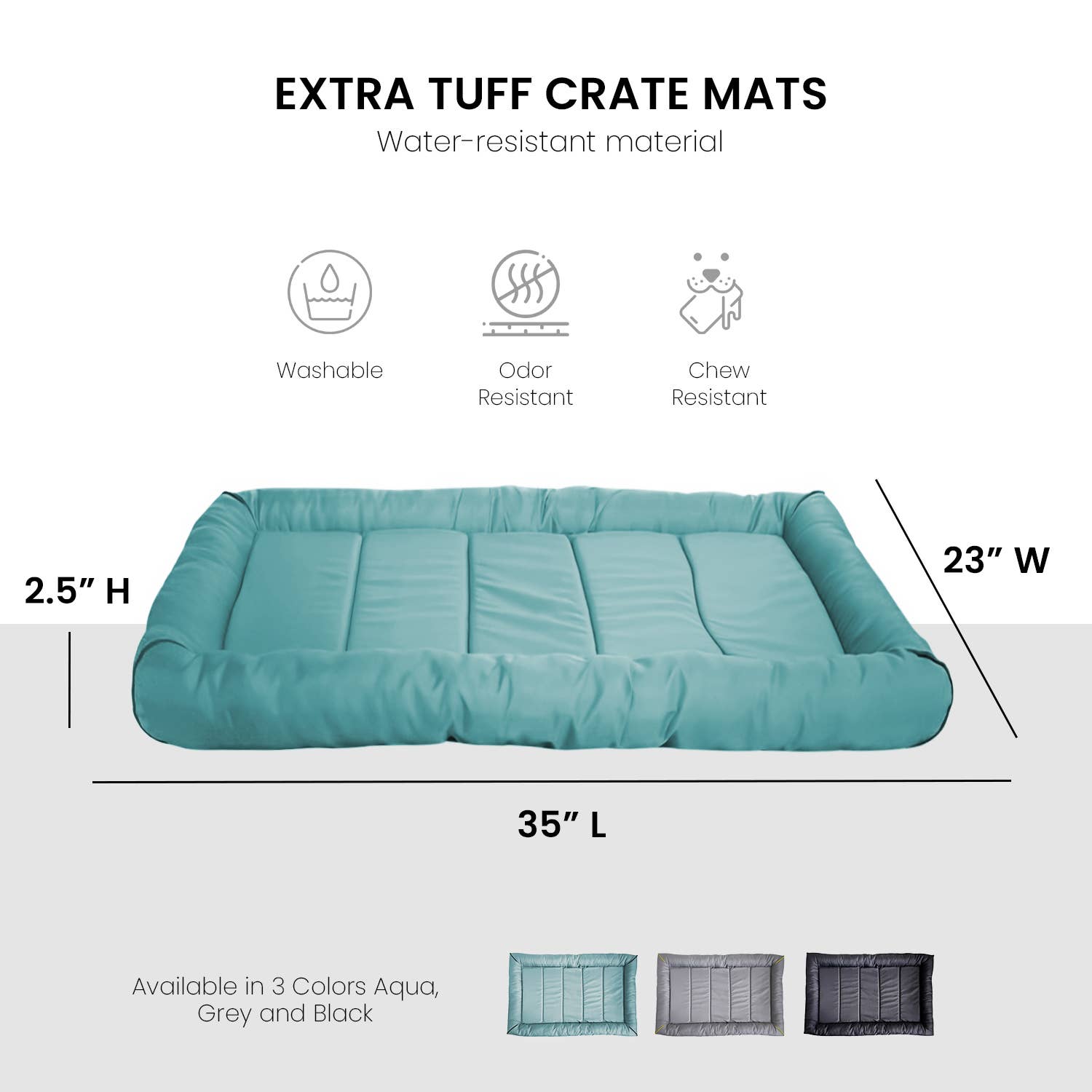Precious Tails - Wholesale Pet Bed - Dog - Precious Tails Xtra Tuff Crate Mat21