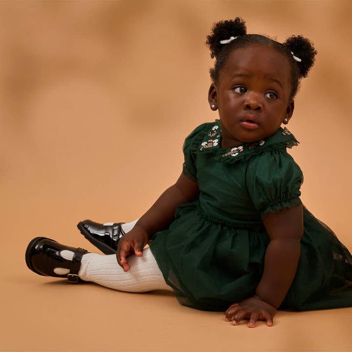 Luna Black Patent Girls Kids Shoe for wholesale on Faire6