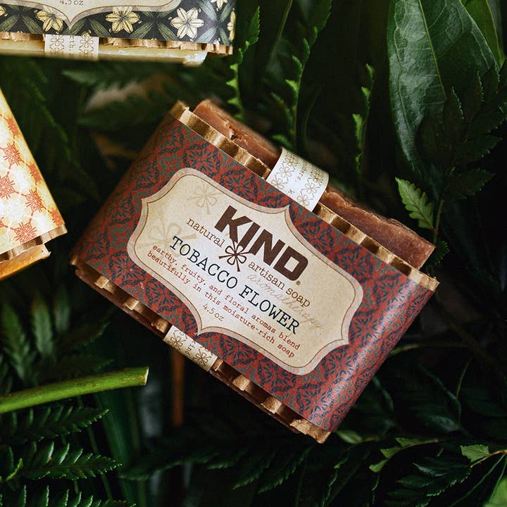 KIND apothecary - Wholesale Bar Soap - Tobacco Flower Bar Soap1