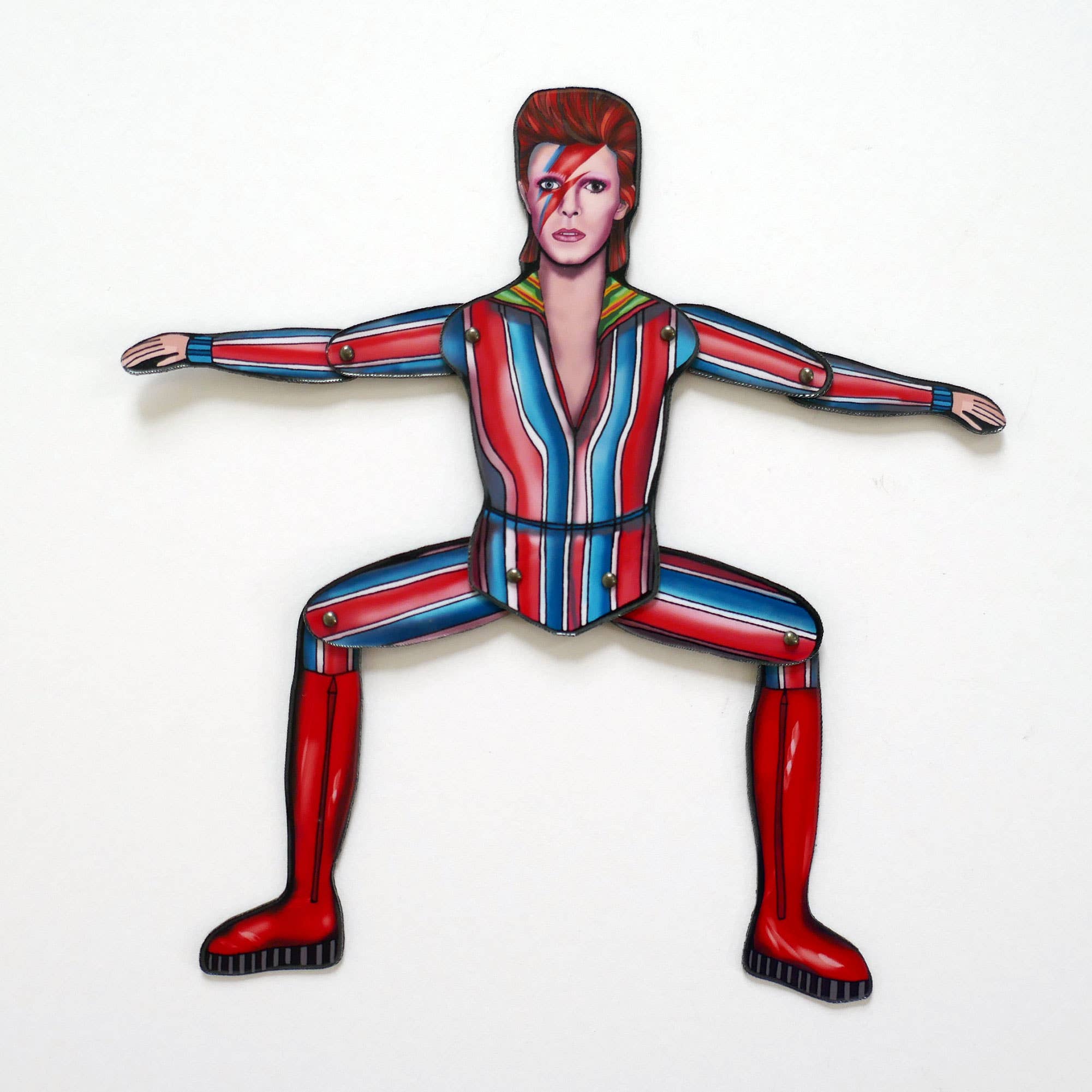 THE PAPER IDOLL – Großhandel Magnete – Bewegliche Magnetpuppe David Bowie | Britischer Rockstar7