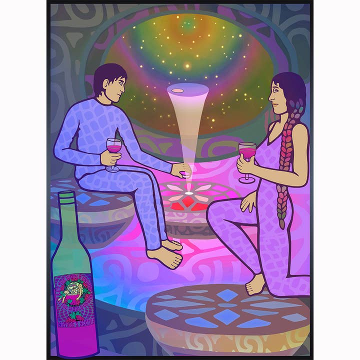 Uncorked Strategy — Epic 5-Foot Canvas for wholesale by Carolyn Ferris Art