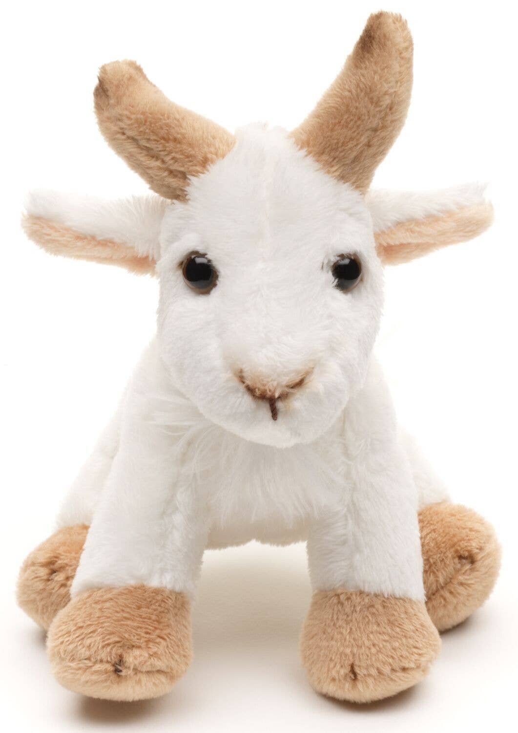Uni Toys – wholesale Stuffed/plush toy – Kids & baby – Mountain Goat Plushie - 14 cm (length) - cuddly/plush toy1
