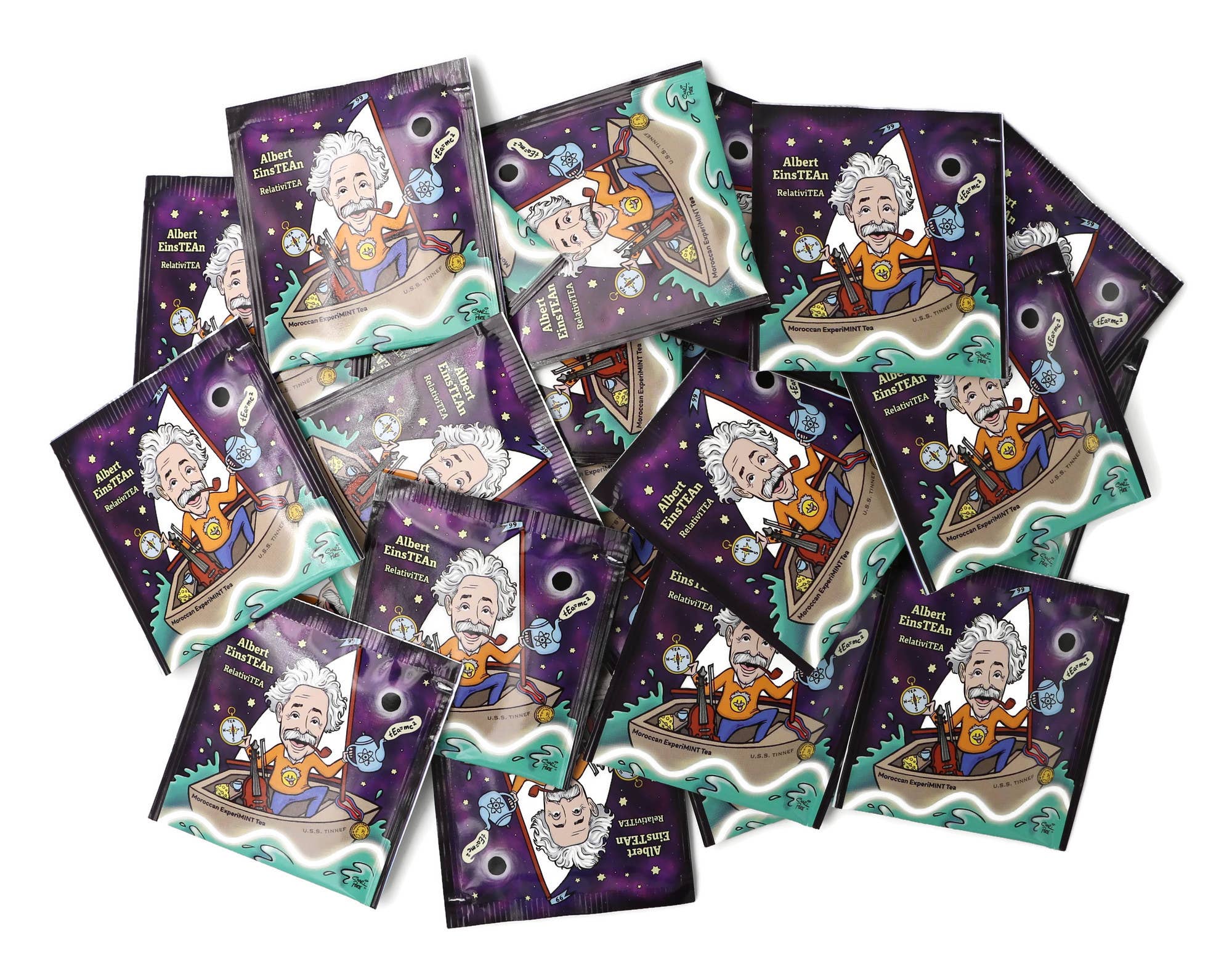 The TeaBook - Wholesale Tea Bags - Albert EinsTEAn - RelativiTEA - Moroccan ExperiMINT Tea3