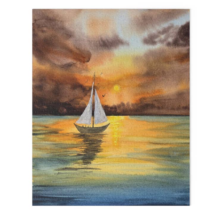 SanBCreative - Wholesale Puzzle - Adult - Golden Voyage – 500-Piece Jigsaw Puzzle (16 × 20 in)2