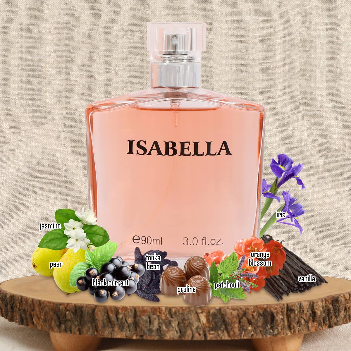 MYS Wholesale Inc - Wholesale Perfume/Eau de Toilette - Isabella Natural Spray Perfume Eau De Parfum For Women1