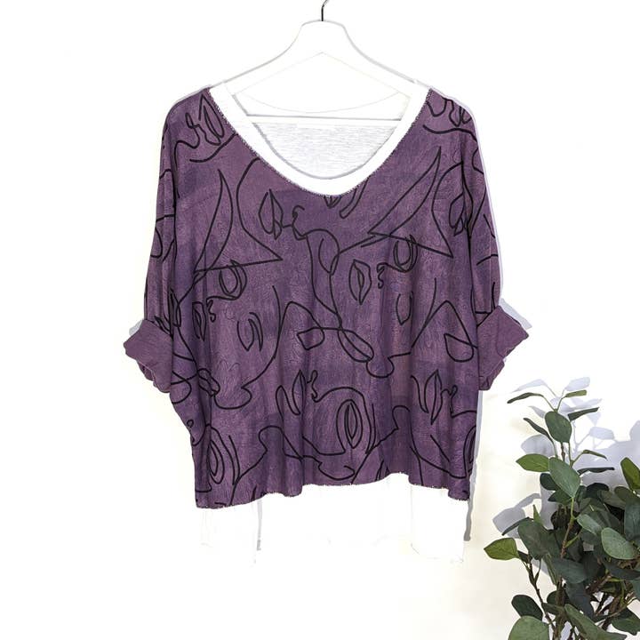 Tempest Designs - Wholesale Blouse – Women’s - Faceprint top with separate undergarment (M-L)