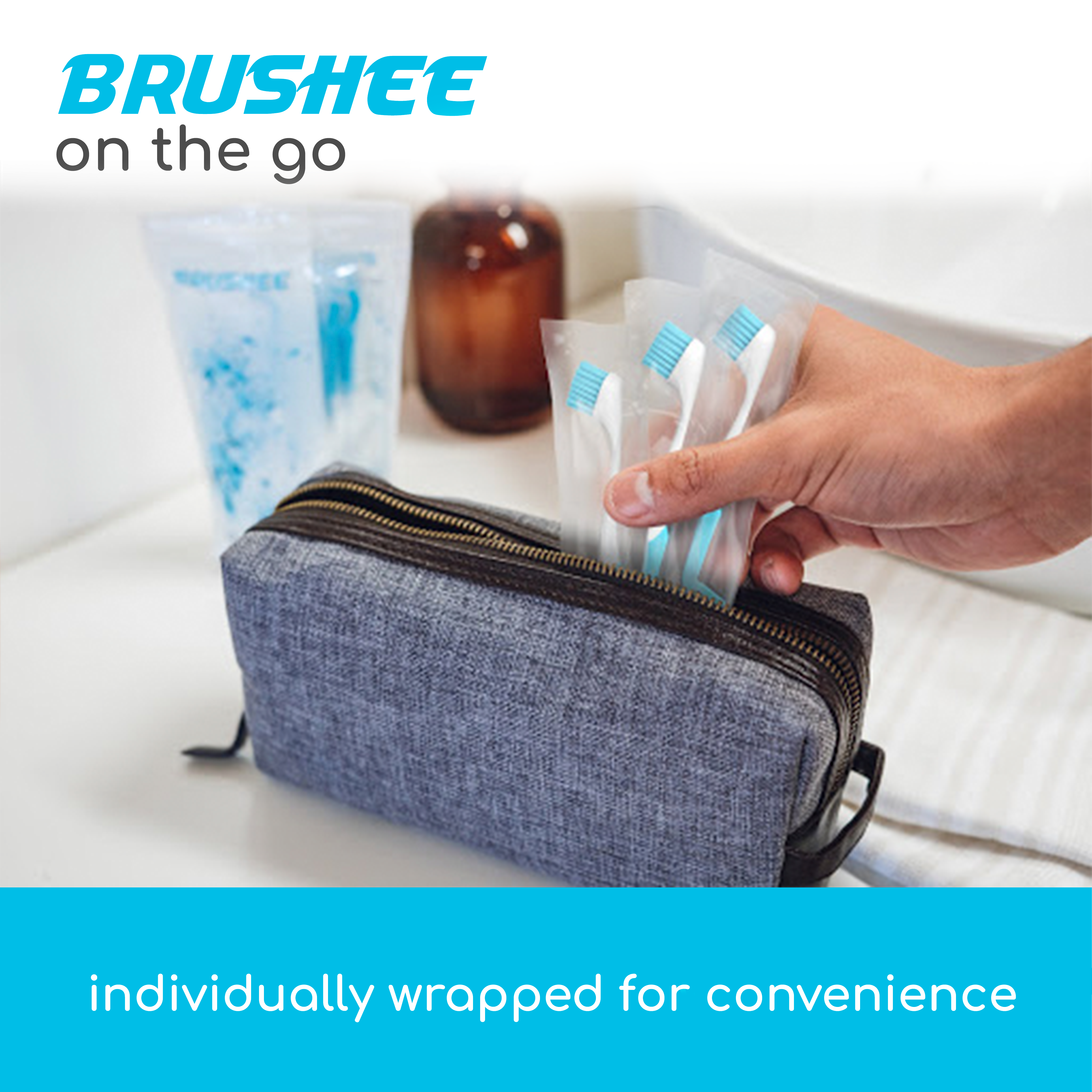 Brushee - Wholesale Toothbrush - Brushee: Disposable On-The-Go Mini-Toothbrush3