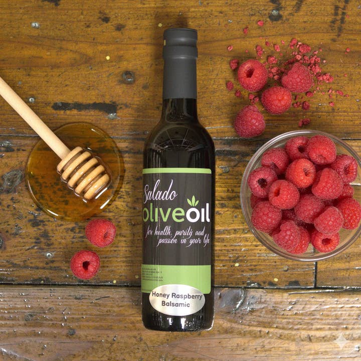 Honey Raspberry Balsamic for wholesale by Salado Olive Oil Company