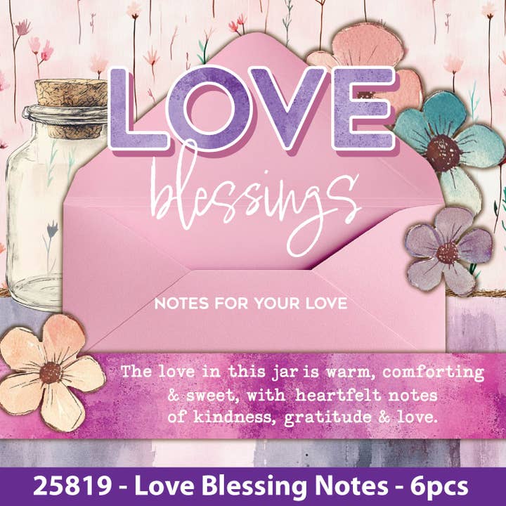 Novelty Brands - Wholesale Stationery/Notecard Set - Blessing Notes Jar for Mom Mother's Day Keepsake- 6/Display4