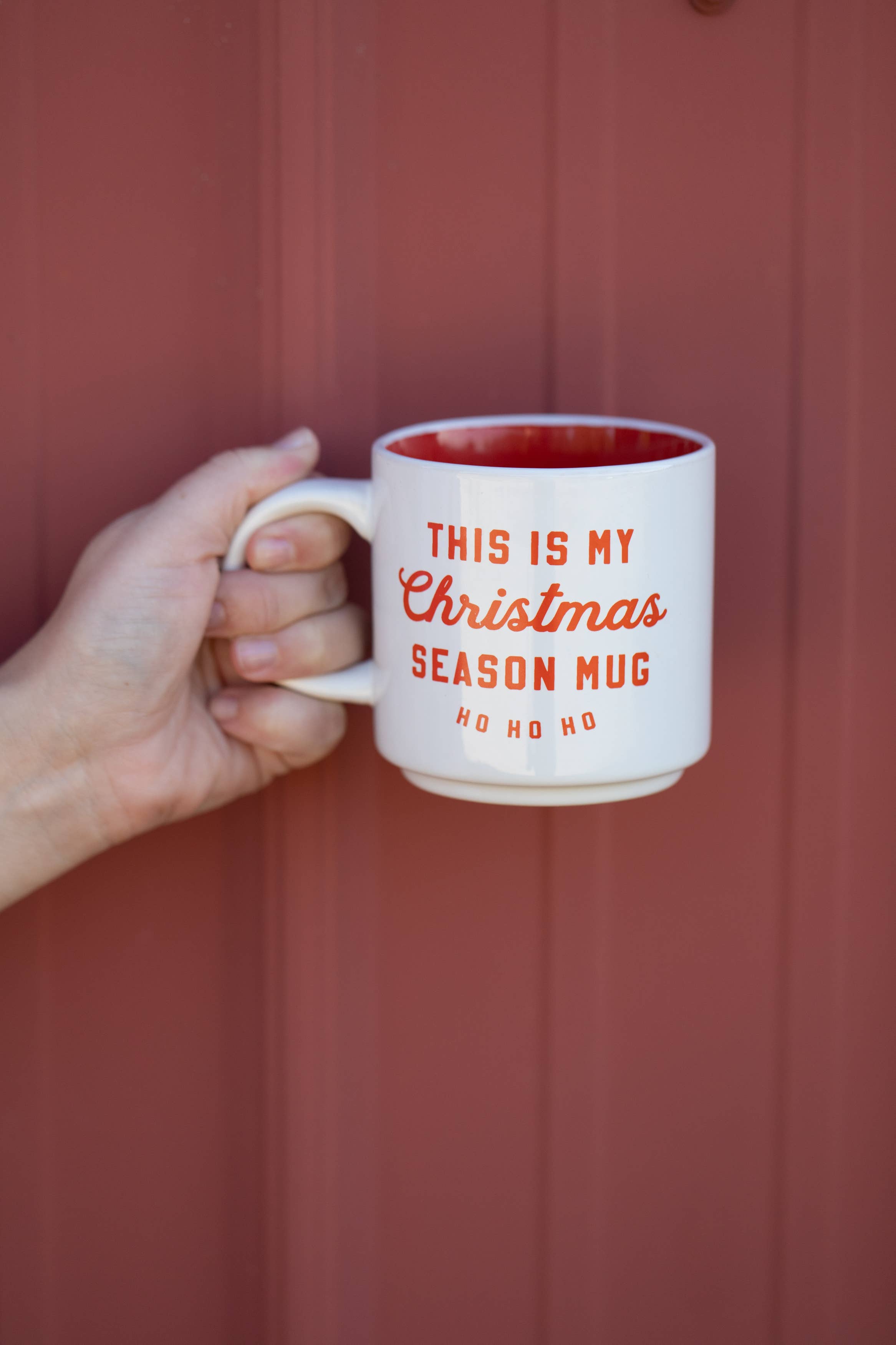 SOUTHERN FRIED DESIGN BARN - Wholesale Coffee Mug - Winking Santa Mug3
