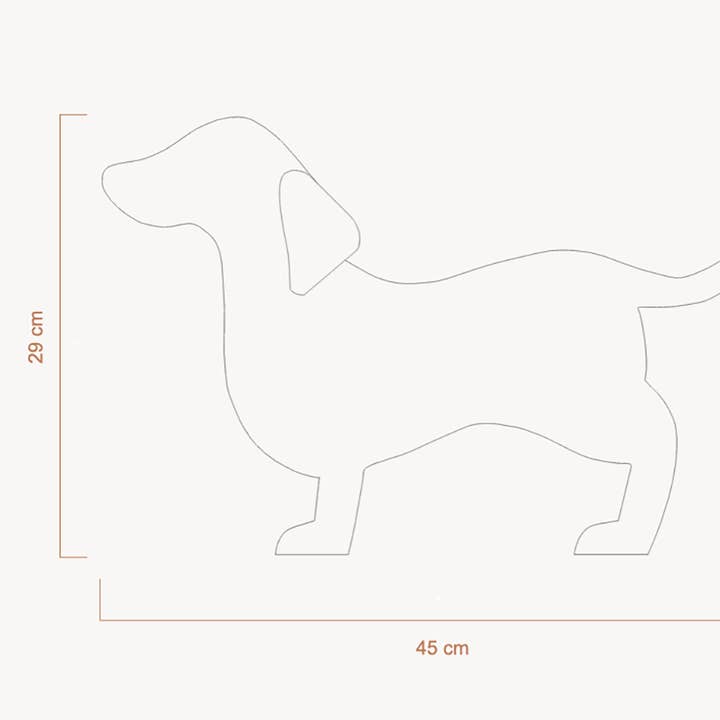 Mishum - Wholesale Decorative Tabletop Object - Dog and Cat Silhouette in MDF Atrezzo for your Store