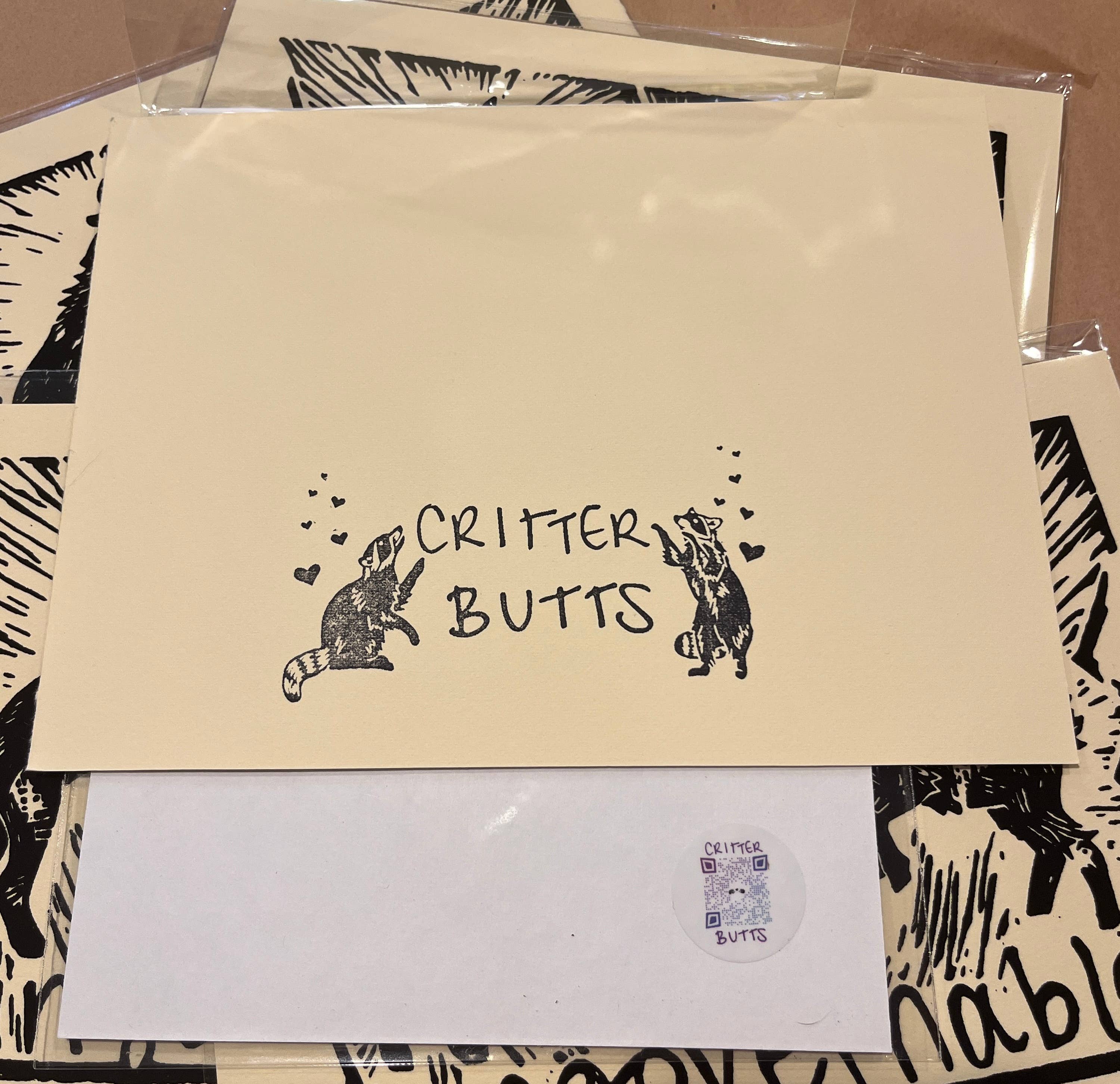Critter Butts - Wholesale Art Print - Be Ungovernable Print - Screen print on BFK Rives paper5