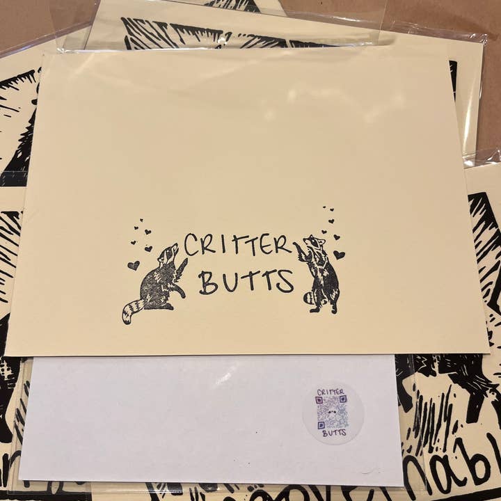 Critter Butts - Wholesale Art Print - Be Ungovernable Print - Screen print on BFK Rives paper5