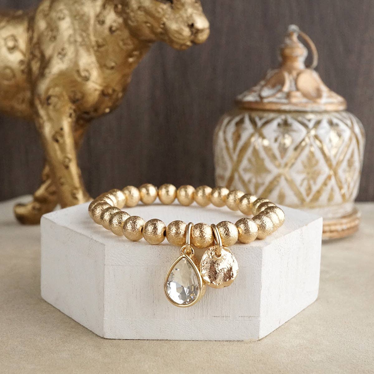 PennyLine inc - Vente Bracelets maillon et chaîne - Brilliant Bond – Bracelets à maillons avec cristaux réfléchissants0