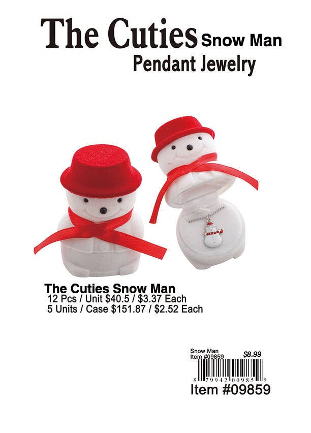 Puka Creations - Wholesale Christmas Decoration - The Cuties-Snow Man