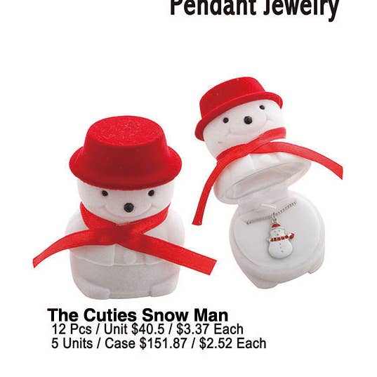 Puka Creations - Wholesale Christmas Decoration - The Cuties-Snow Man0