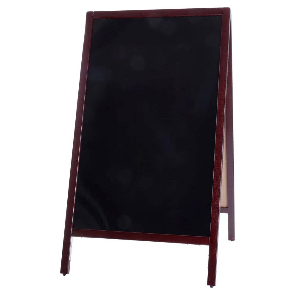 EcoQuality - Wholesale Chalkboard - MBAF-1 to MBAF-5 A-Frame Marker Boards, Natural, Mahogany, Oak2