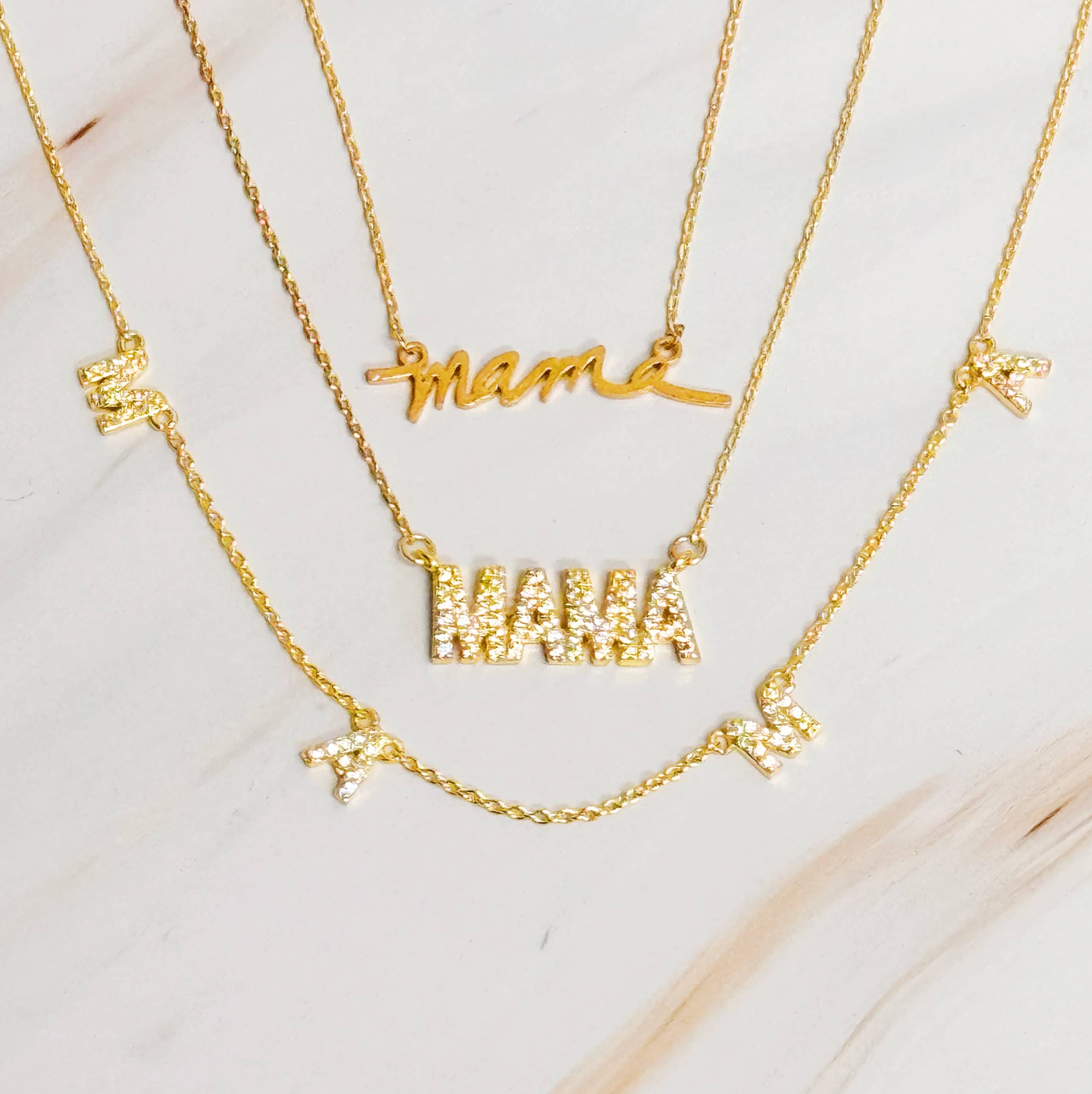 Ellison+Young - Wholesale Pendant/Charm Necklace - Sparkle Mama Necklace3