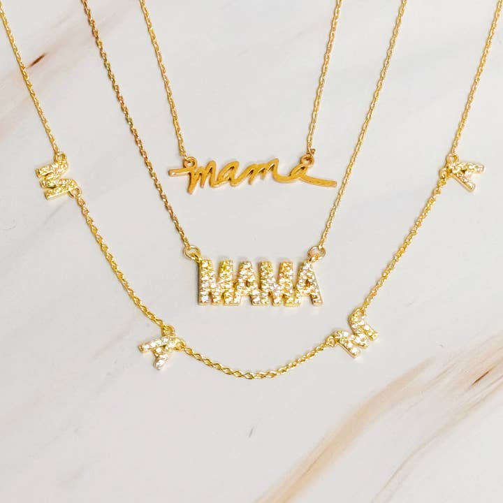 Ellison+Young - Wholesale Pendant/Charm Necklace - Sparkle Mama Necklace3